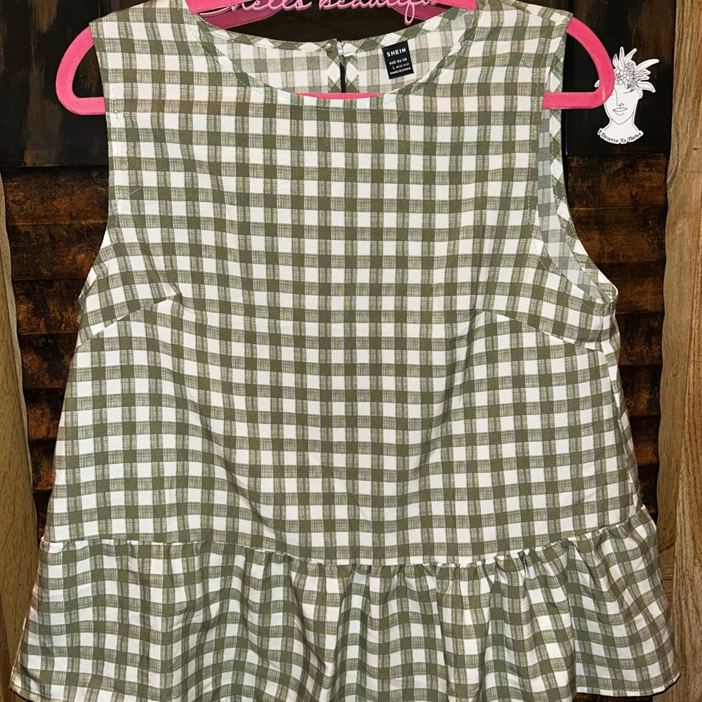 Shein Multicolor Checkerboard Patchwork Joggers - image 8